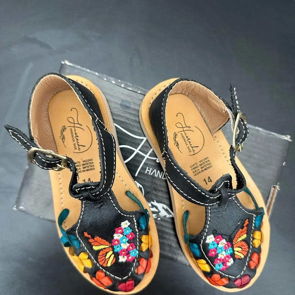 Huarache Girls‎ Handmade Mexican Sandals Size: 7, NWB